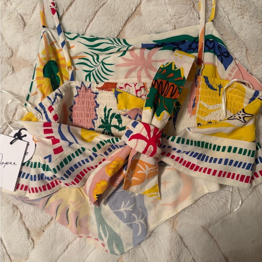Colorful Patterned Cami Top - Picture 2 of 2